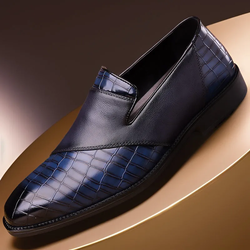 👞 Tassel Charm PU Leather Dress Shoes – Plus Size Men’s Business Loafers