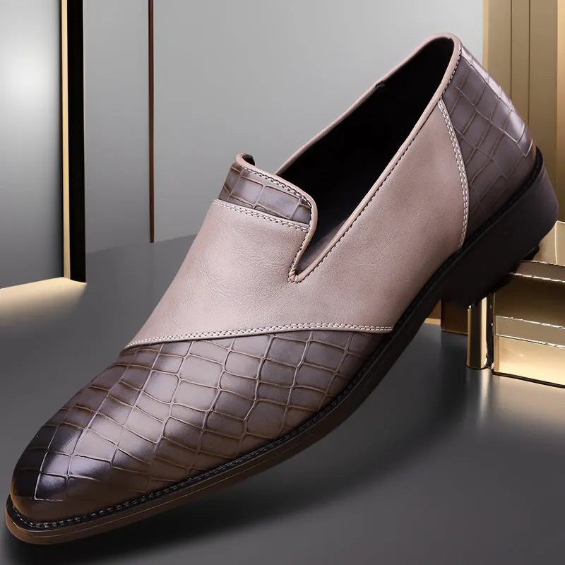 👞 Tassel Charm PU Leather Dress Shoes – Plus Size Men’s Business Loafers