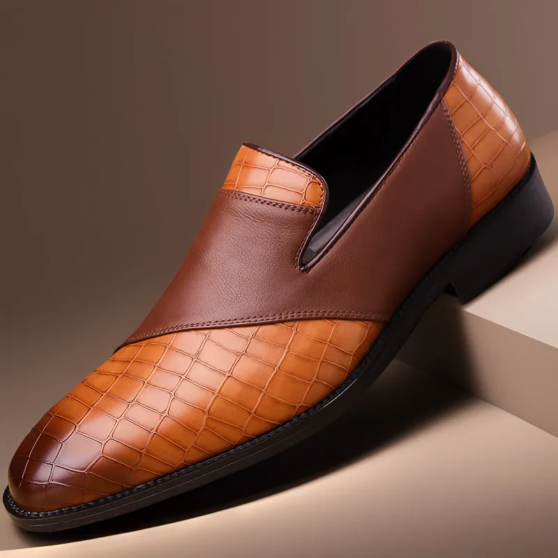 👞 Tassel Charm PU Leather Dress Shoes – Plus Size Men’s Business Loafers