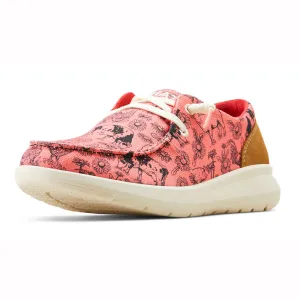 10050926 Ariat Women's Hilo Shoe - Coral Livestock