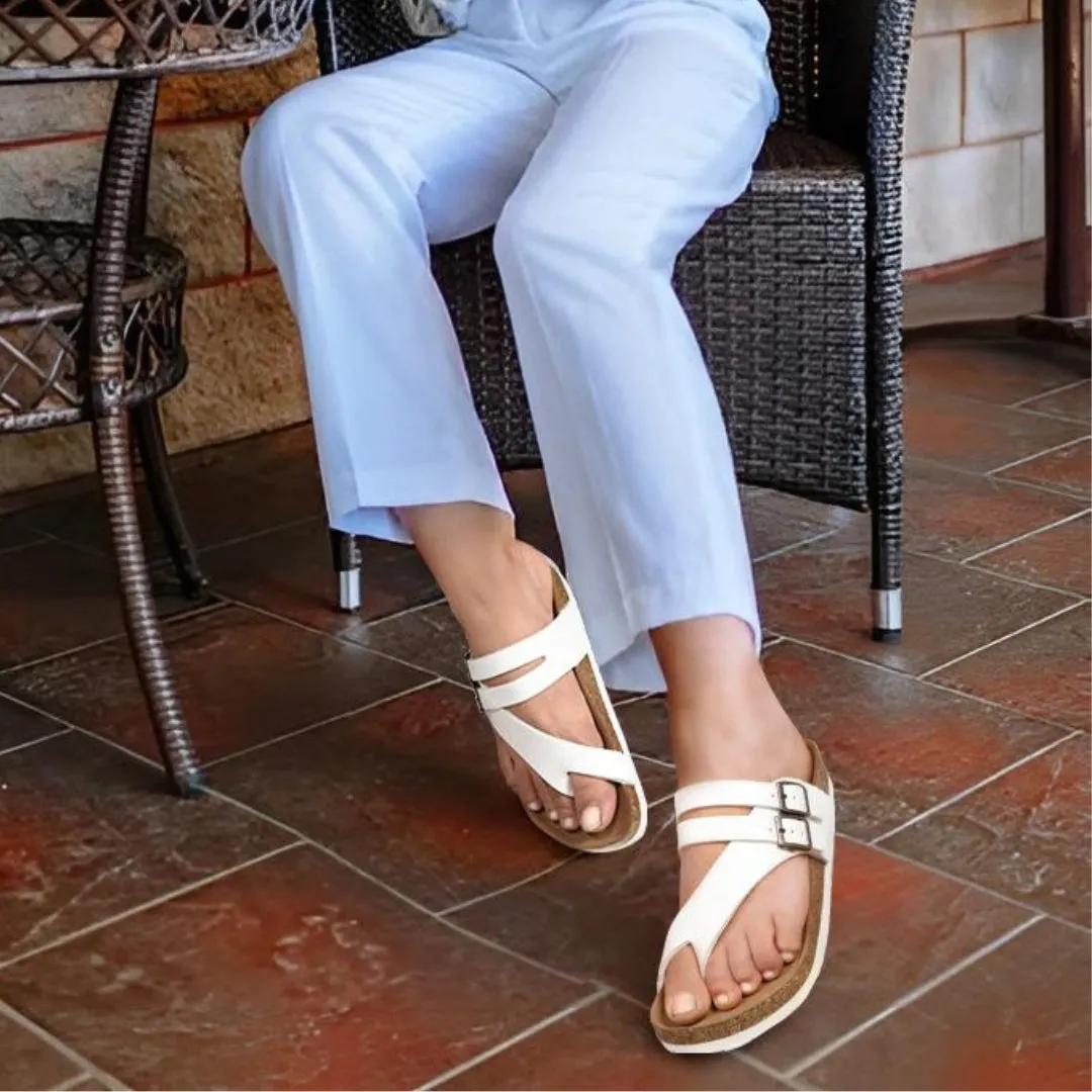 Aerothotic Kaizen Split Toe Comfortable Slides for Women