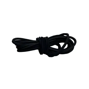 ButterScotch - Leather Cut Boot Laces - Black