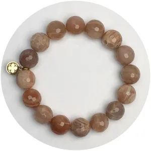 Desert Moonstone Beaded Bracelet