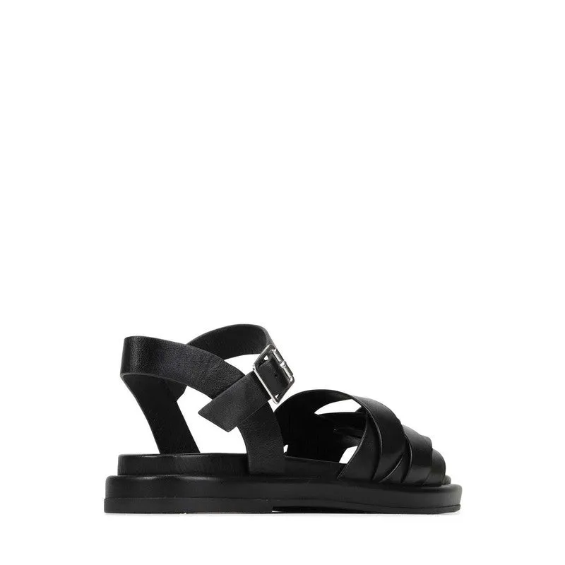 Eos Origami Black Sandal