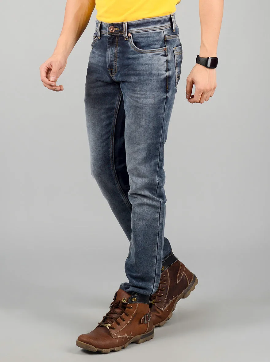 Flint Stone Washed Slim Fit Jeans | JadeBlue