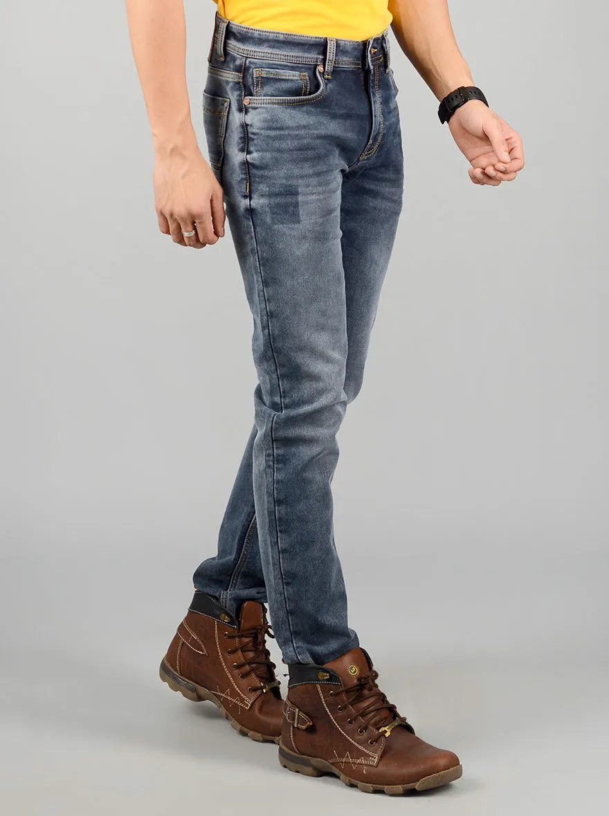 Flint Stone Washed Slim Fit Jeans | JadeBlue