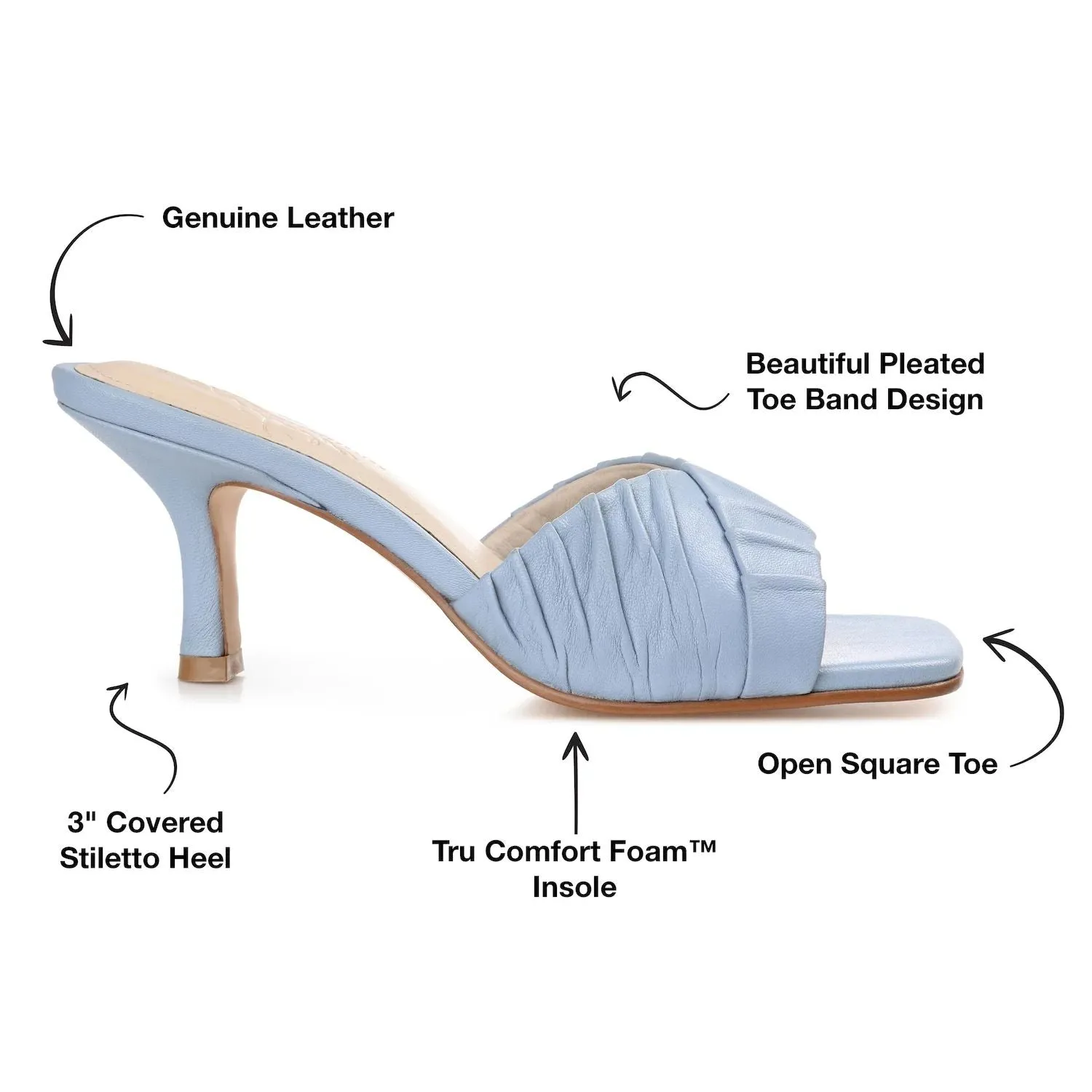 Journee Collection Juliette Women's Tru Comfort Foam Heels Journee Signature ,  beige