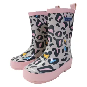 Leopard print gumboots nimbus cloud