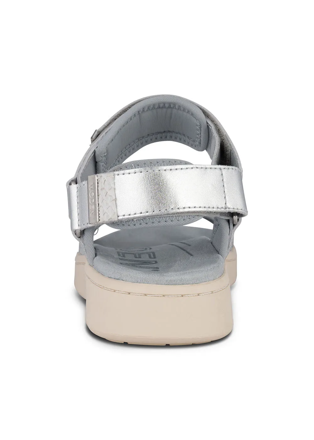 Line Metallic Sandal - Silver