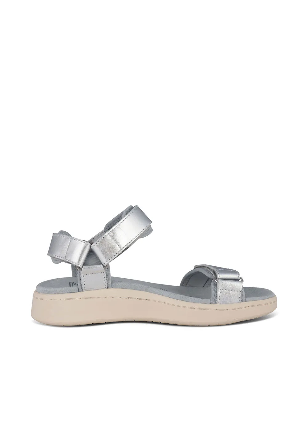 Line Metallic Sandal - Silver