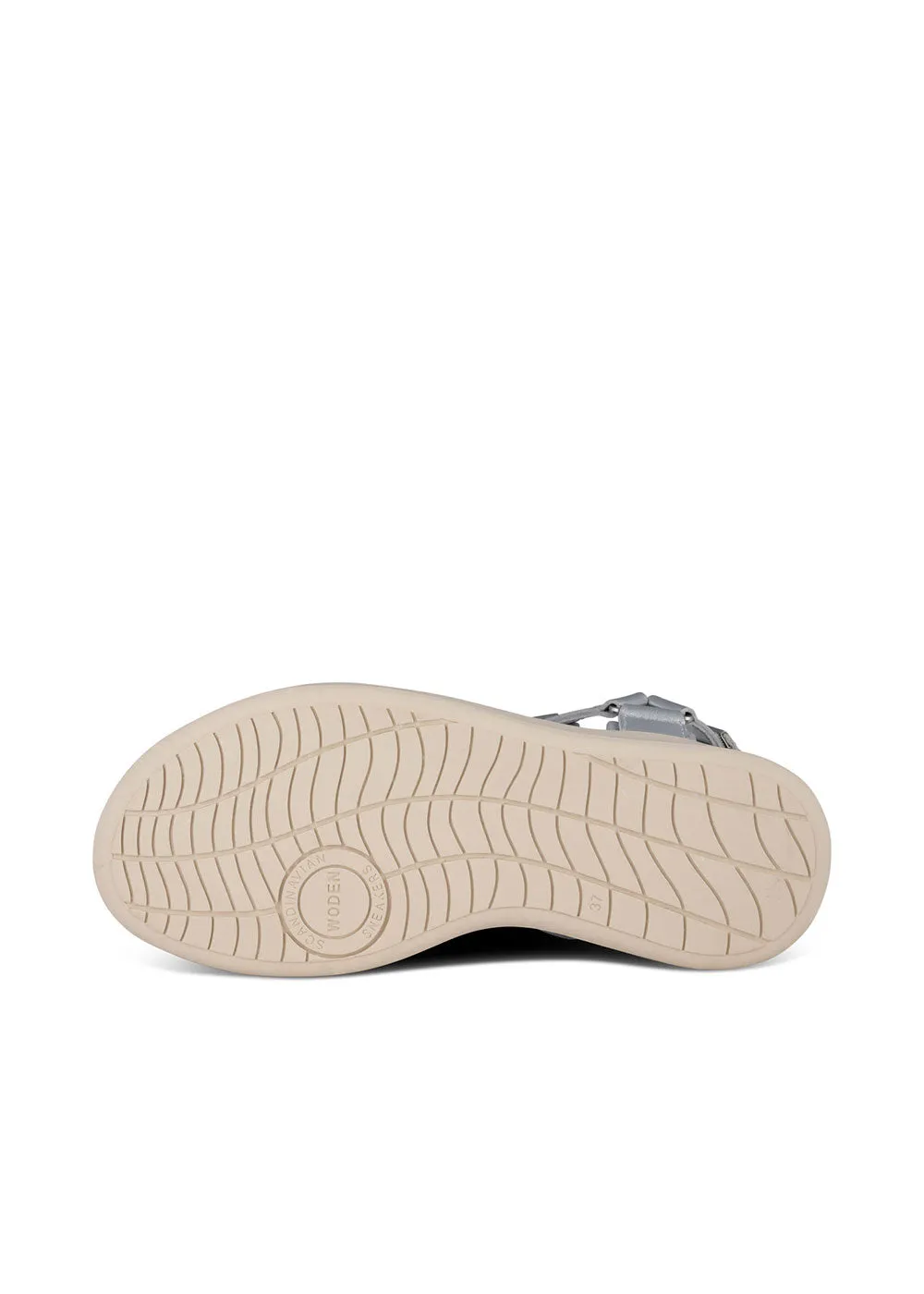 Line Metallic Sandal - Silver