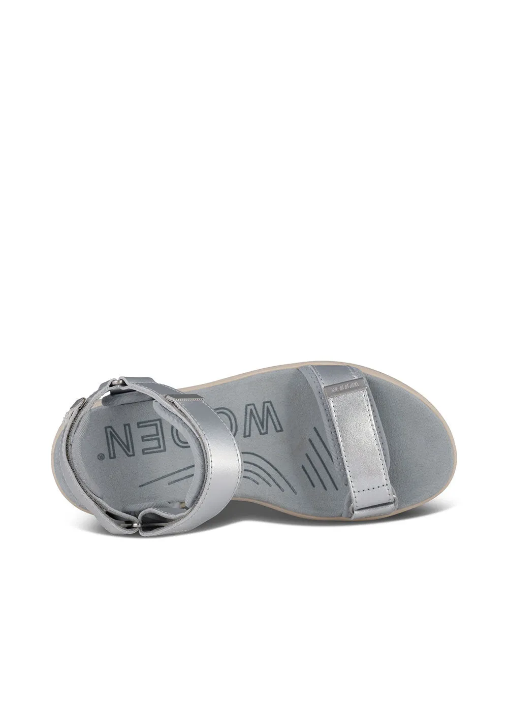 Line Metallic Sandal - Silver