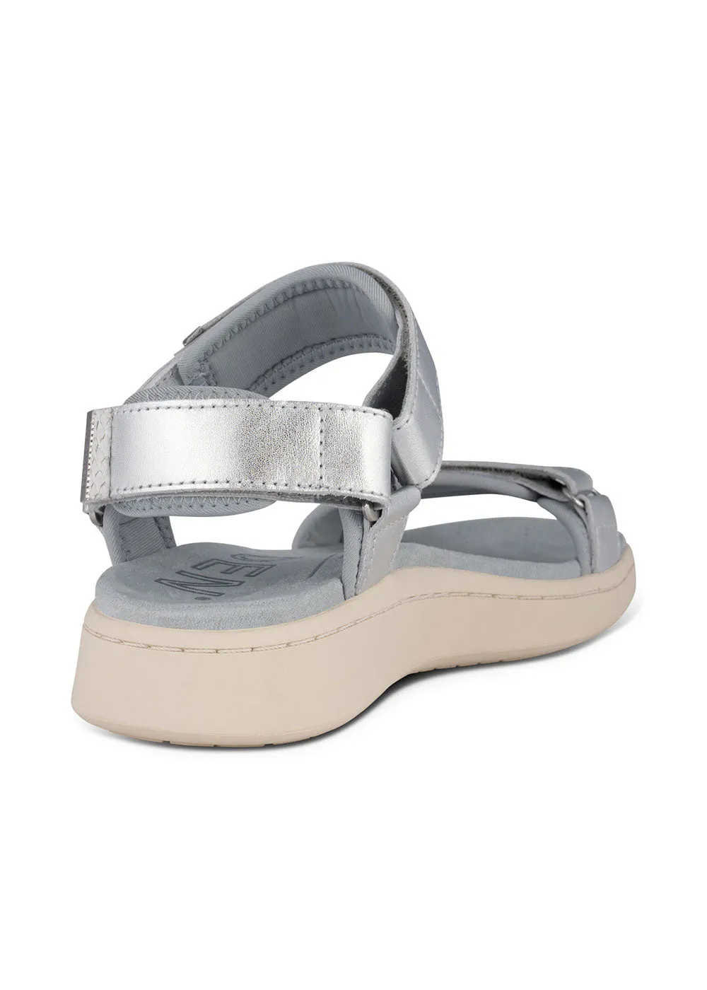 Line Metallic Sandal - Silver