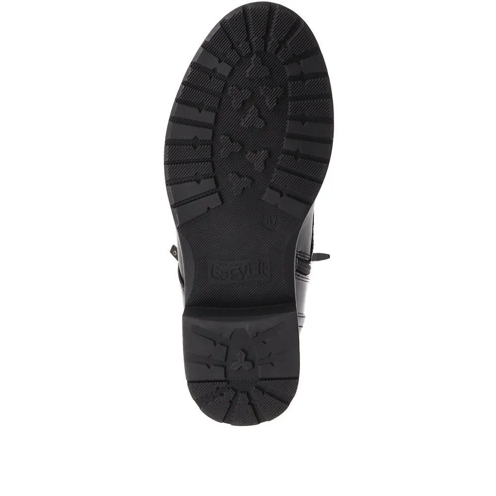 Long Lace-Up Boots - KACEY / 324 704