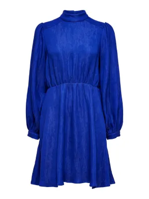 Madina Ls Short Dress - Strong Blue