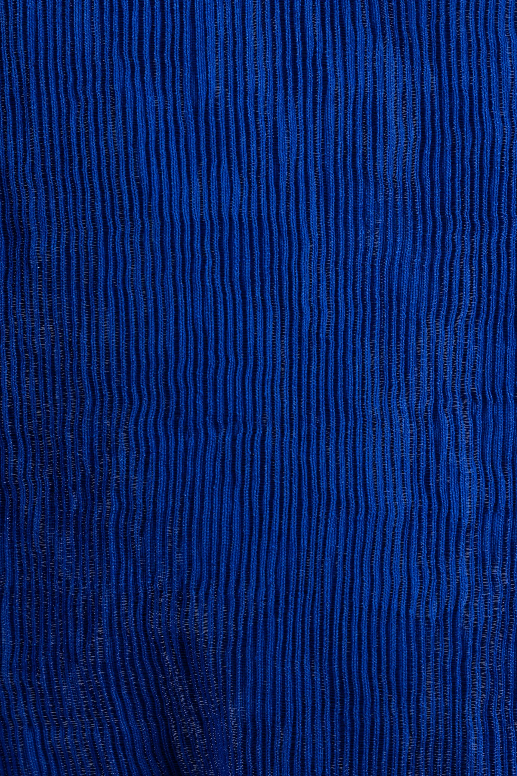 Madina Ls Short Dress - Strong Blue
