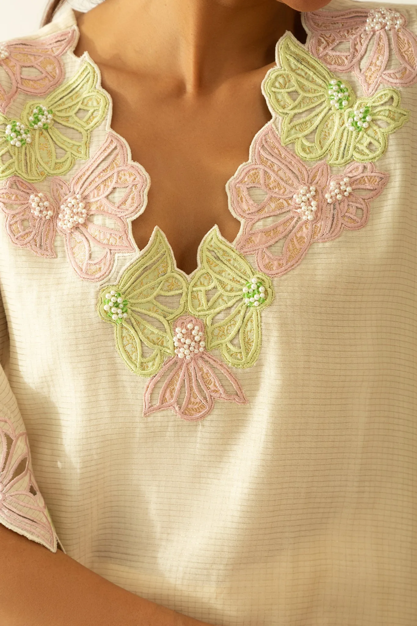 Moonlit Pearl Kurta Set