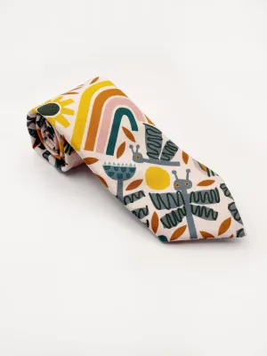Nature Necktie  Earthy Boho Necktie