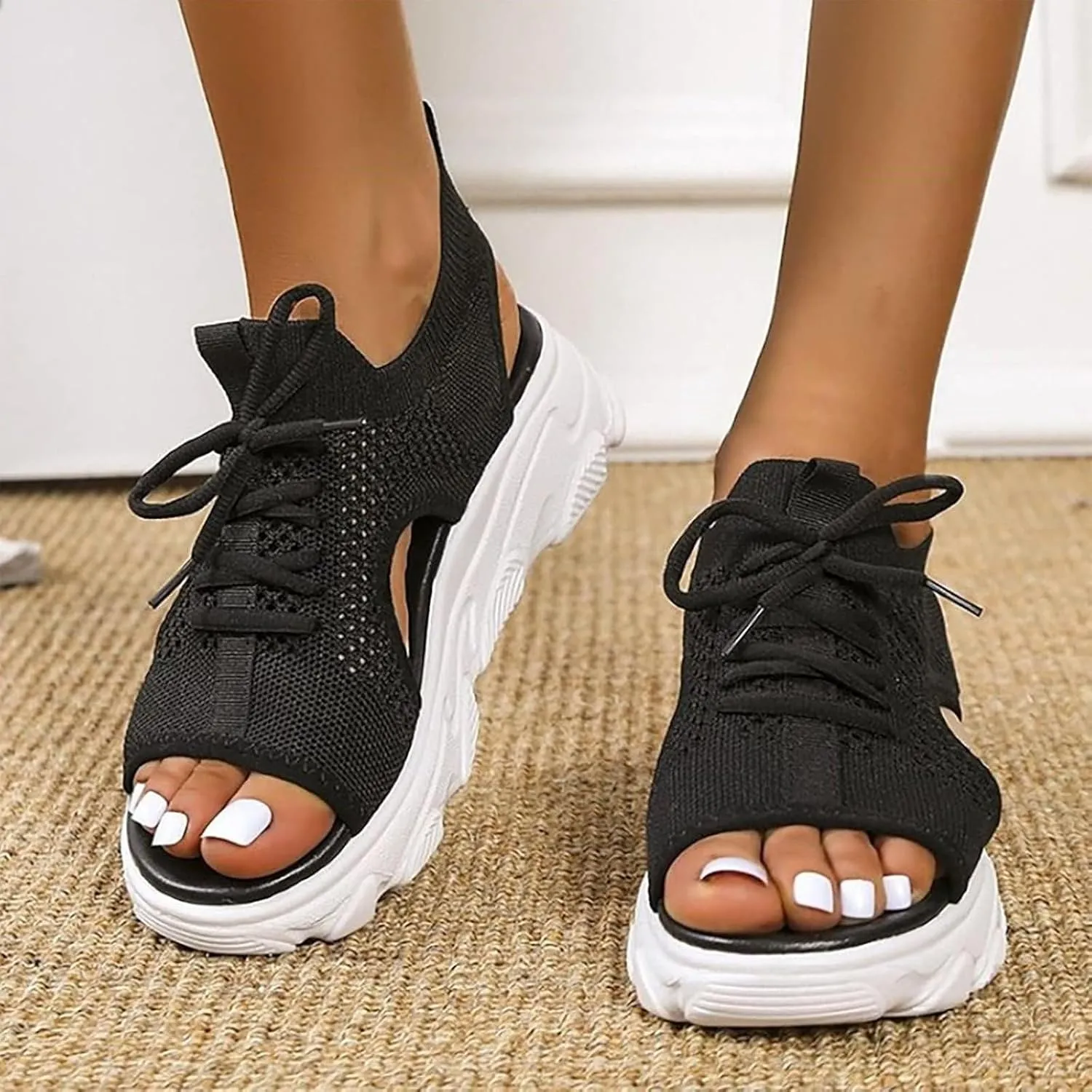 Orthopedic Sandals for Women 2025 Summer Dressy Arch Support Walking Comfortable Breathable Open Toe Sport Sandals