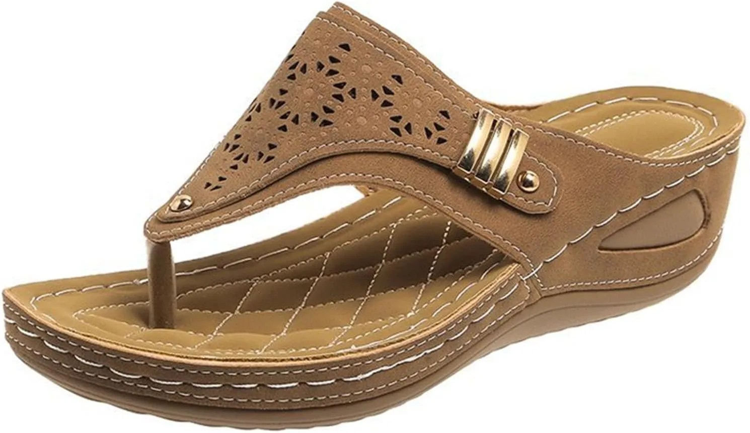 Sandals Women Dressy Summer Flat Cute Casual Beach Shoes Orthotic Slides Comfortable Orthopedic Thong Flip Flops 2025