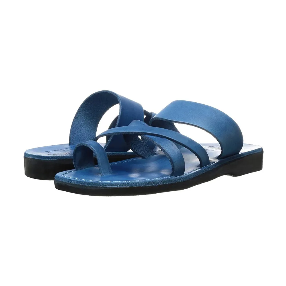 The Good Shepherd - Leather Toe Loop Sandal | Blue