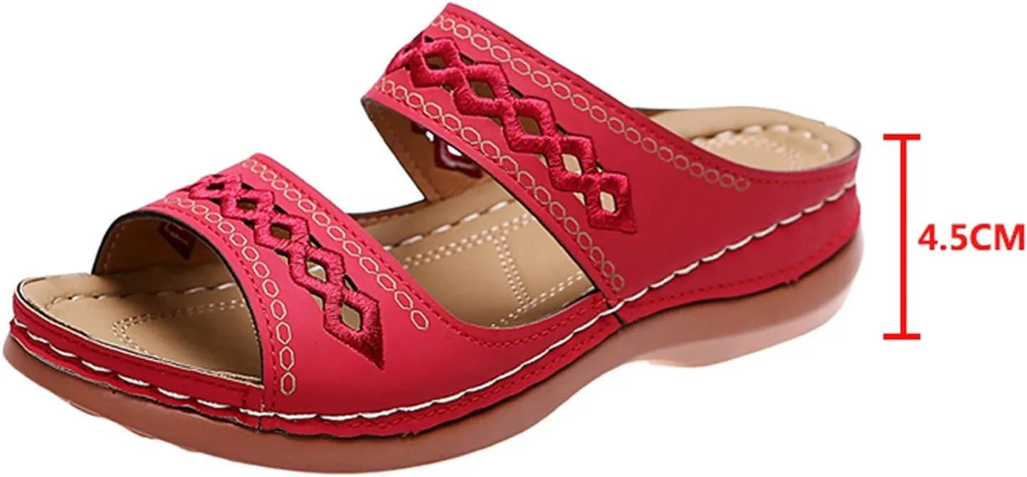 Women Shoes Comfortable Soft Bottom Wedge Sandals Breathable Womens High Heeled Sandals Dog Sandals for Women Size 8