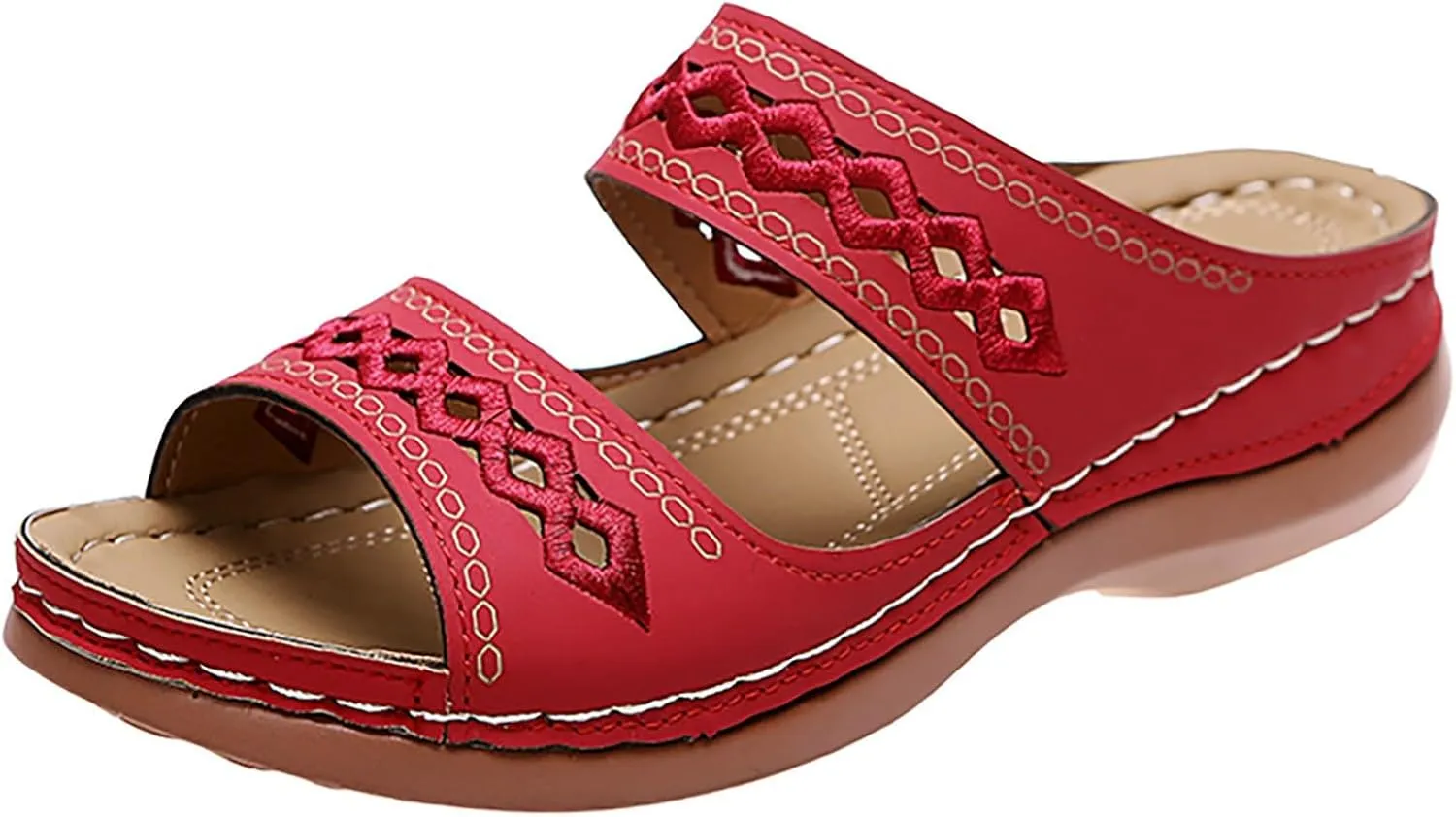 Women Shoes Comfortable Soft Bottom Wedge Sandals Breathable Womens High Heeled Sandals Dog Sandals for Women Size 8