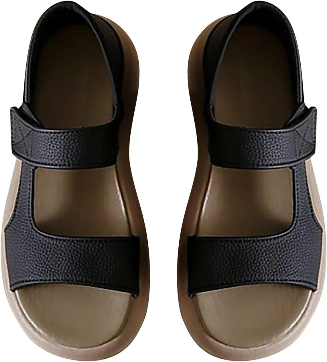 Womens Slip On Sandals Arch Support Orthopedic Open Toe Slides Wide Width Comfortable Summer Beach Slippers 2025