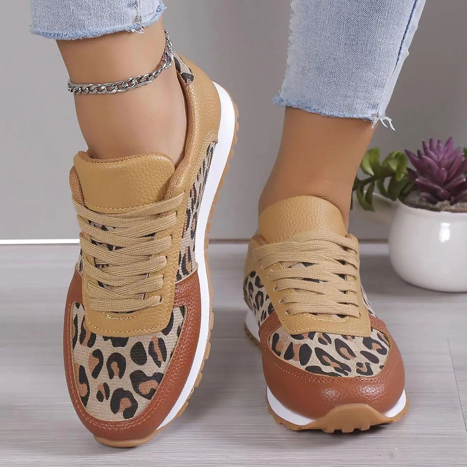 Womens Slip on Walking Shoes Lightweight Breathable Non Slip Casual Fashion Flat Tennis Running Sneakers