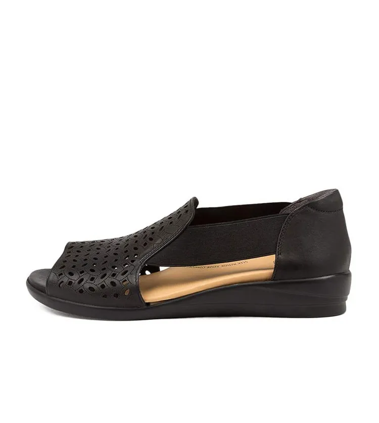 Ziera Doshie Black Leather