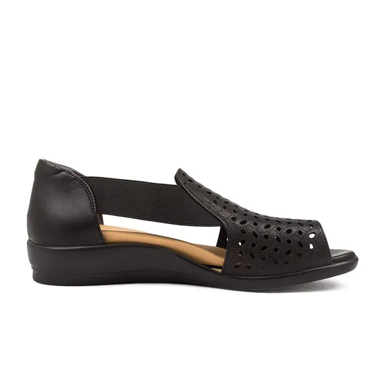 Ziera Doshie Black Leather